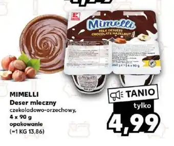 Kaufland MIMELLI Deser mleczny 4 x 90g oferta