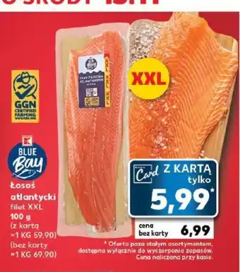 Kaufland Łosoś atlantycki filet XXL 100g oferta