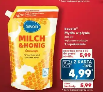 Kaufland bevola Mydło w płynie 1l oferta