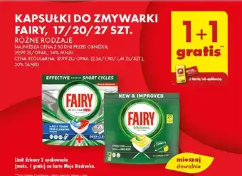 Biedronka KAPSUŁKI DO ZMYWARKI FAIRY oferta