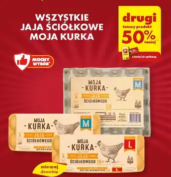 Biedronka WSZYSTKIE JAJA ŚCIÓŁKOWE MOJA KURKA oferta