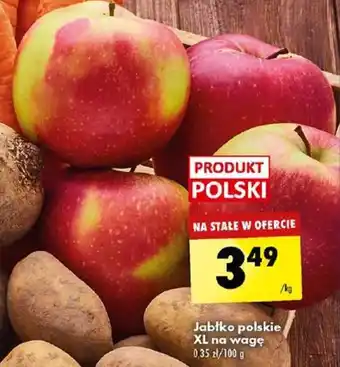 Biedronka Jabłko polskie XL na wagę 1kg oferta