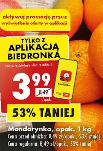 Biedronka Mandarynka, opak. 1 kg oferta