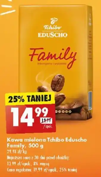 Biedronka Kawa mielona Tchibo Eduscho Family 500 g oferta