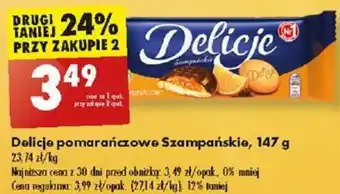 Biedronka Delicje pomarańczowe Szampańskie, 147 g oferta