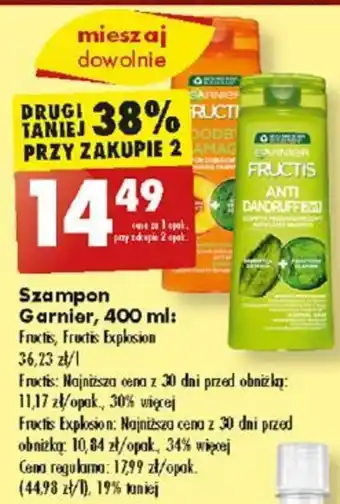 Biedronka Szampon Garnier, 400 ml oferta
