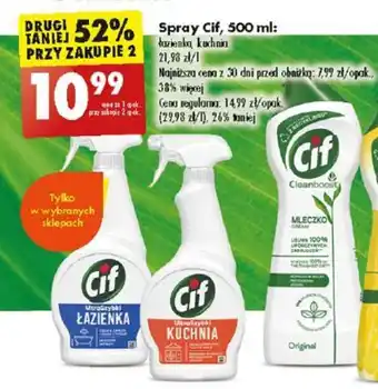 Biedronka Spray Cif, 500 ml oferta