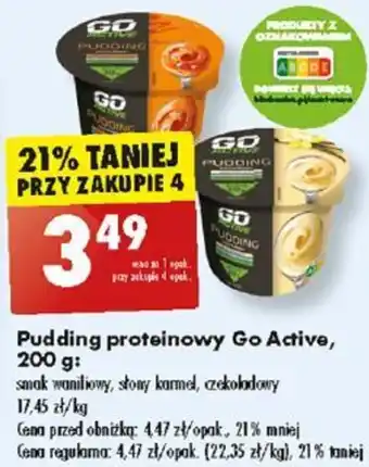 Biedronka Pudding proteinowy Go Active, 200 g oferta
