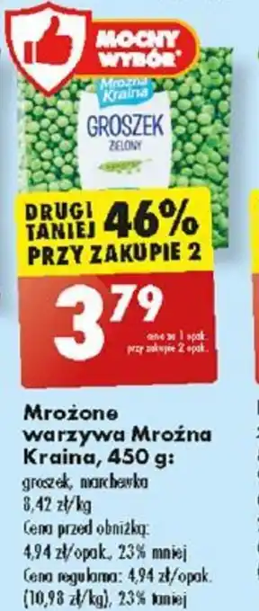 Biedronka Mrożone warzywa Mroźna Kraina, 450 g oferta