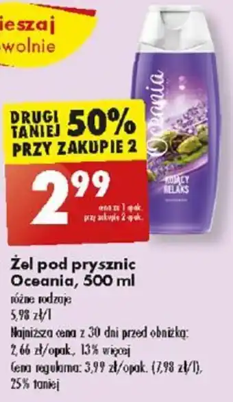 Biedronka Żel pod prysznic Palmolive, 500 ml: oferta