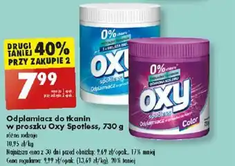 Biedronka Odplamiacz do tkanin w proszku Oxy Spotless, 730 g oferta
