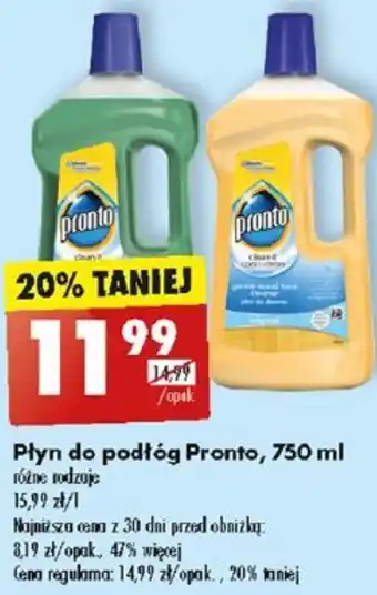 Biedronka Płyn do podłóg Pronto, 750 ml oferta