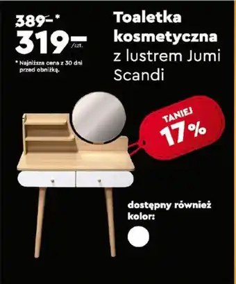 Biedronka Toaletka kosmetyczna oferta