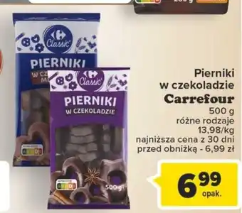 Carrefour Pierniki w czekoladzie Carrefour 500 g oferta