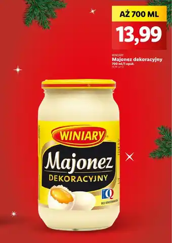 Lidl Majonez dekoracyjny 700 ml oferta