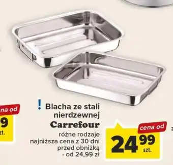 Carrefour Blacha ze stali nierdzewnej Carrefour oferta