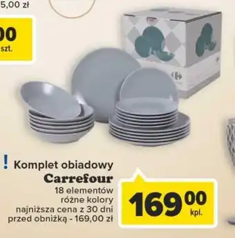 Carrefour Komplet obiadowy Carrefour oferta
