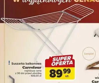 Carrefour Suszarka balkonowa Carrefour oferta