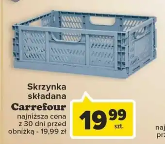 Carrefour Skrzynka składana Carrefour oferta