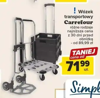 Carrefour Wózek transportowy Carrefour oferta