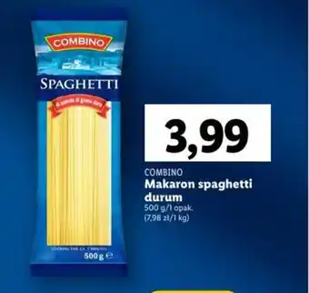 Lidl COMBINO Makaron spaghetti durum 500g oferta