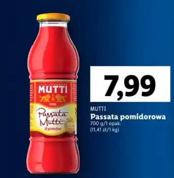 Lidl MUTTI Passata pomidorowa 700 g oferta