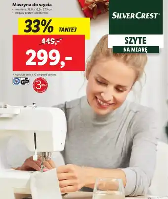 Lidl SILVERCREST Maszyna do szycia oferta