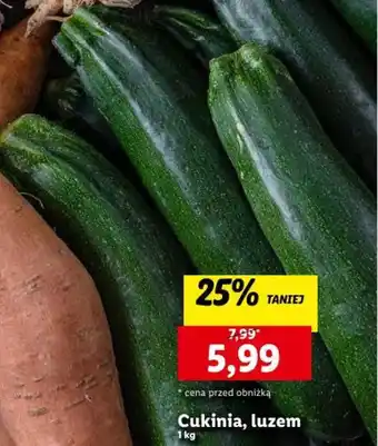 Lidl Cukinia luzem 1kg oferta