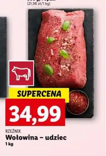 Lidl RZEŹNIK Wołowina  udziec 1kg oferta