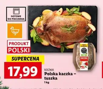 Lidl RZEŹNIK Polska kaczka tuszka 1kg oferta