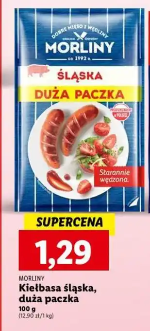 Lidl MORLINY Kiełbasa śląska, duża paczka 100g oferta