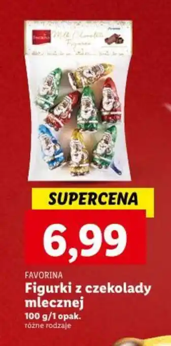 Lidl FAVORINA Figurki z czekolady mlecznej 100g oferta