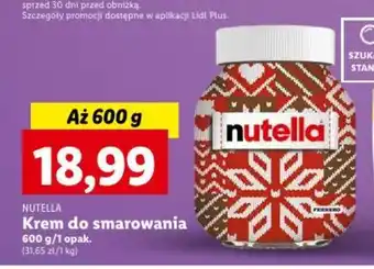 Lidl NUTELLA Krem do smarowania 600g oferta