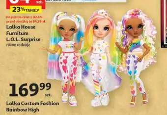 Auchan Lalka Custom Fashion Rainbow High oferta