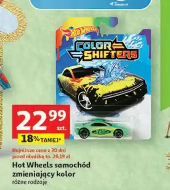 Auchan Hot Wheels samochód zmieniający kolor oferta