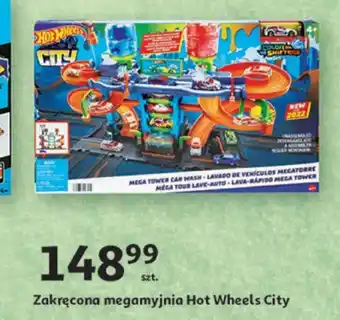 Auchan Zakręcona megamyjnia Hot Wheels City oferta