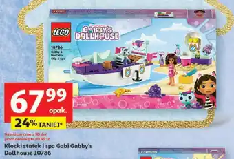 Auchan Klocki statek i spa Gabi Gabby's Dollhouse oferta