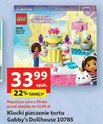 Auchan Klocki pieczenie tortu Gabby's Dollhouse 10785 oferta