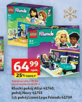 Auchan Klocki pokój Aliyi 41740 pokój Novy 41755 lub pokój Liann Lego Friends 41739 oferta