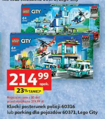 Auchan Klocki posterunek policji 60316 lub parking dla pojazdów 60371 Lego City oferta