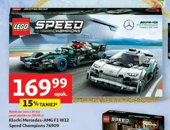 Auchan Klocki Mercedes AMG F1 W12 Speed Champions 76909 oferta