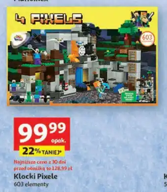 Auchan Klocki Pixele 603 elementy oferta