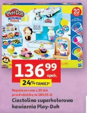 Auchan Ciastolina superkolorowa kawiarnia Play Doh oferta
