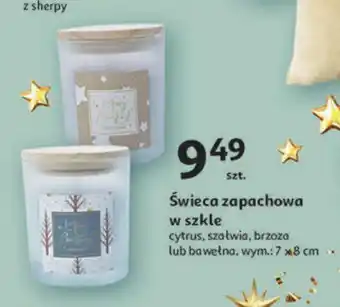 Auchan Świeca zapachowa w szkle oferta