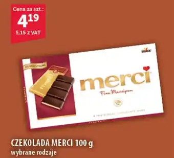 Eurocash CZEKOLADA MERCI 100 g oferta