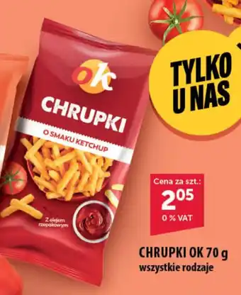 Eurocash CHRUPKI OK 70 g oferta