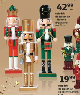 Auchan Dziadek do orzechów figurka drewniana oferta