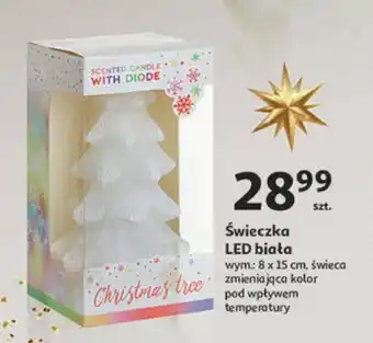 Auchan Świeczka LED biała oferta