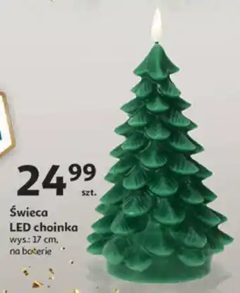 Auchan Świeca LED choinka oferta