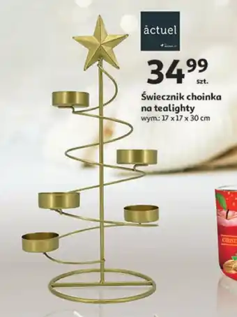 Auchan Świecznik choinka na tealighty oferta